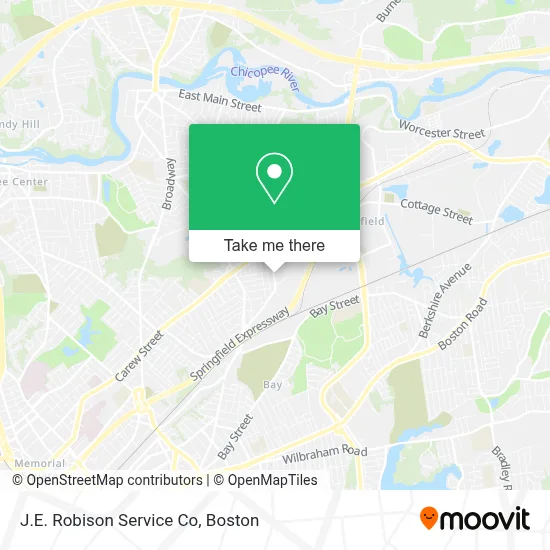 J.E. Robison Service Co map