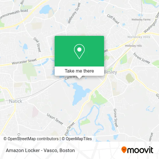 Amazon Locker - Vasco map