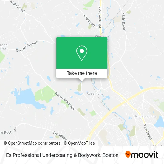 Es Professional Undercoating & Bodywork map