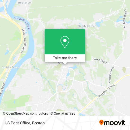 Us Post Office map