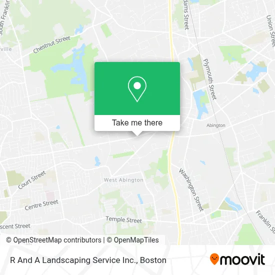 R And A Landscaping Service Inc. map