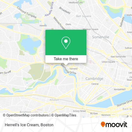 Herrell's Ice Cream map