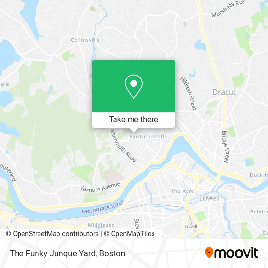 The Funky Junque Yard map