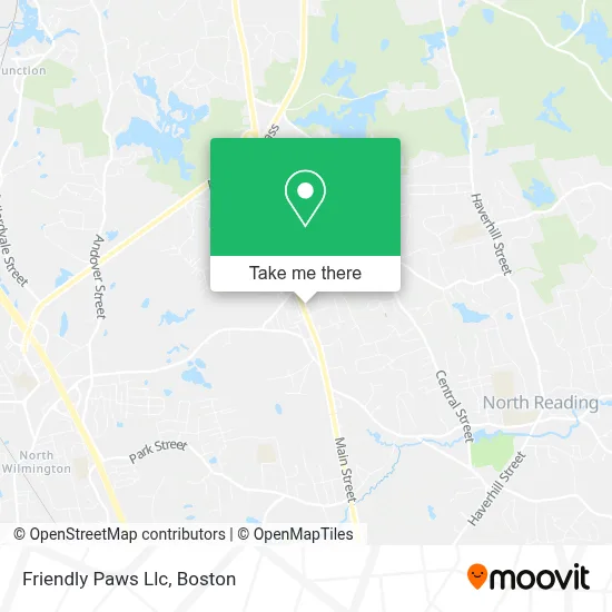 Friendly Paws Llc map