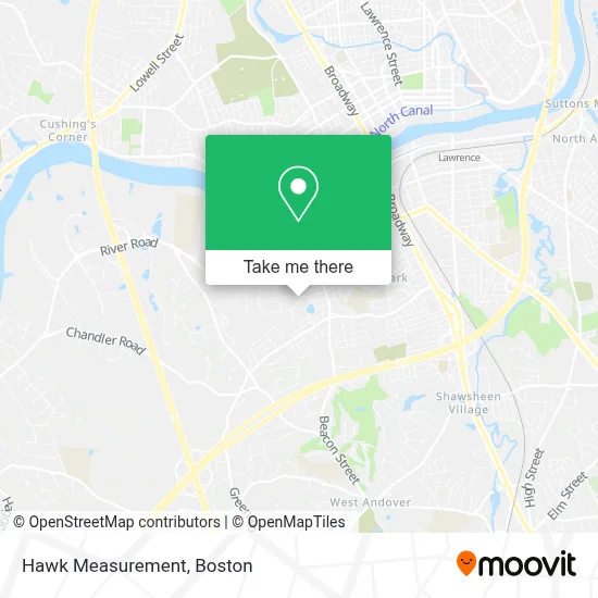 Hawk Measurement map