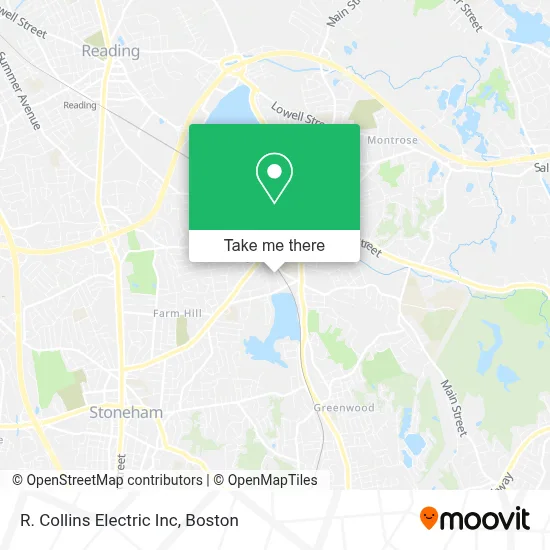 R. Collins Electric Inc map