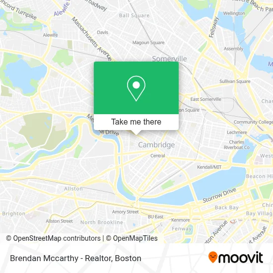 Brendan Mccarthy - Realtor map