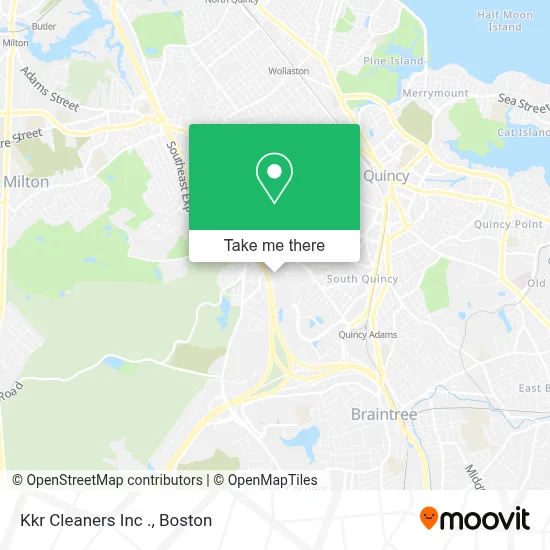 Kkr Cleaners Inc . map