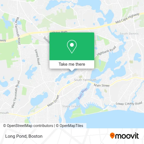 Long Pond map