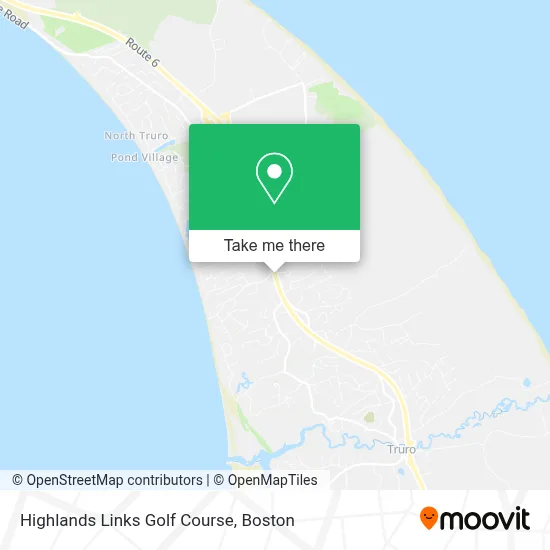 Highlands Links Golf Course map