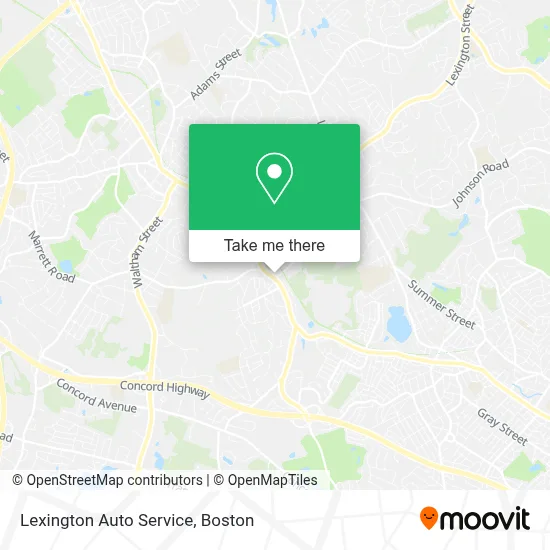 Lexington Auto Service map