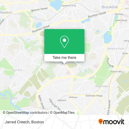 Jarred Creech map