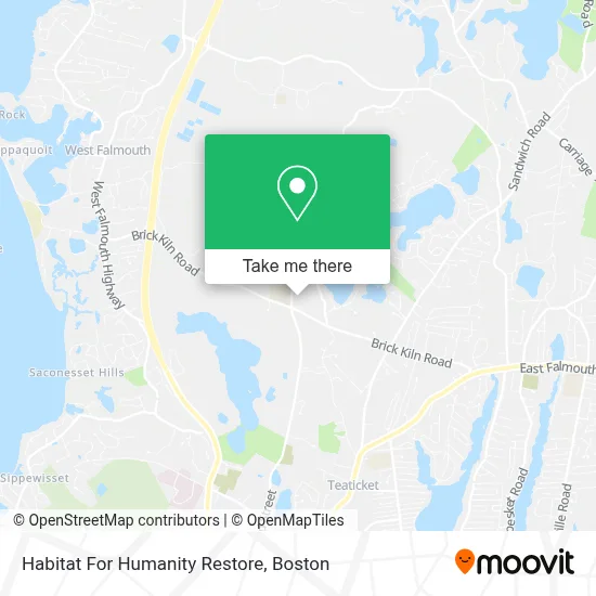 Habitat For Humanity Restore map