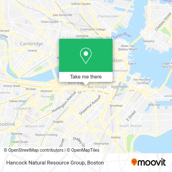 Hancock Natural Resource Group map