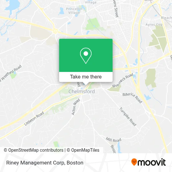 Riney Management Corp map