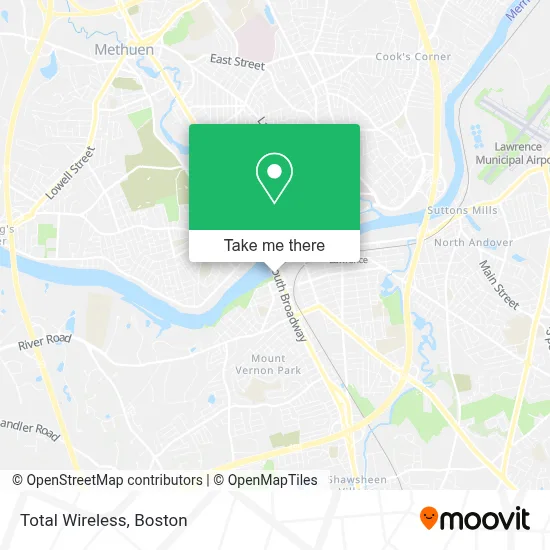 Total Wireless map