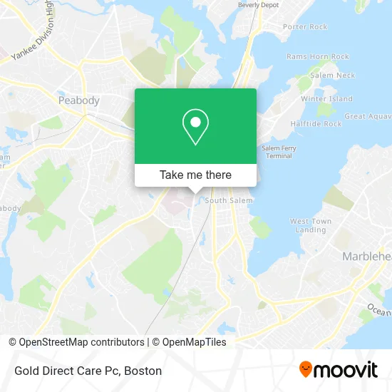 Gold Direct Care Pc map