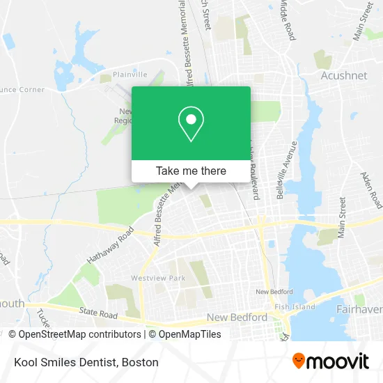 Kool Smiles Dentist map