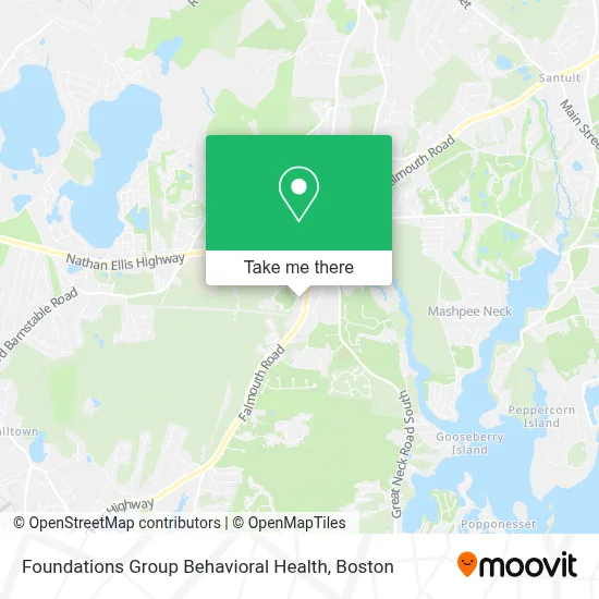 Foundations Group Behavioral Health map