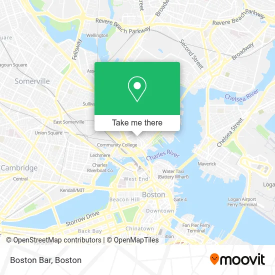 Boston Bar map