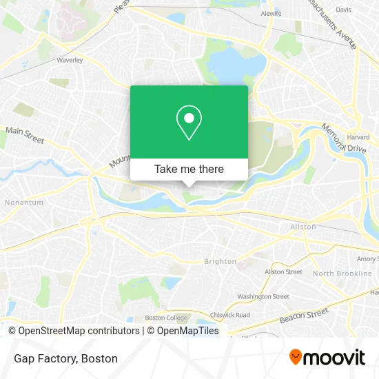 Gap Factory map