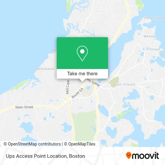 Ups Access Point Location map