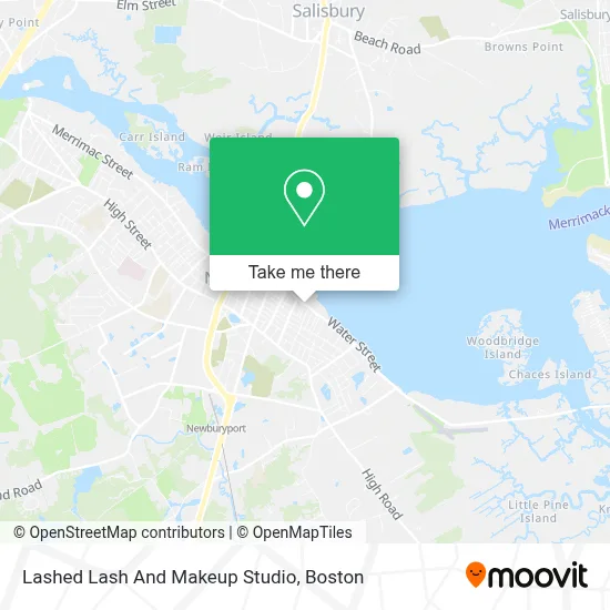 Lashed Lash And Makeup Studio map