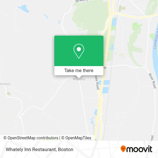 Whately Inn Restaurant map
