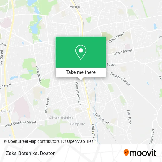 Zaka Botanika map
