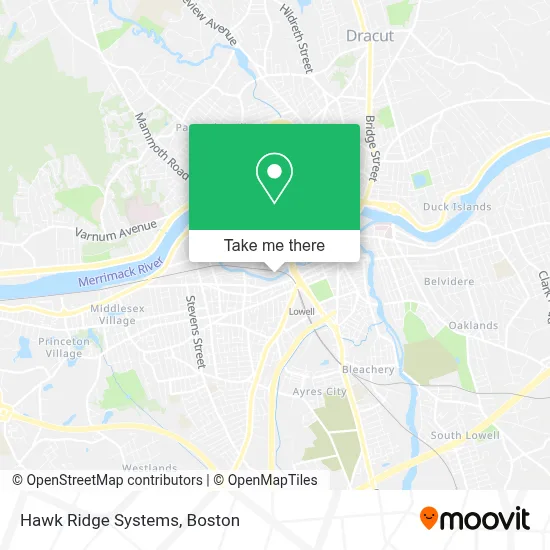 Hawk Ridge Systems map