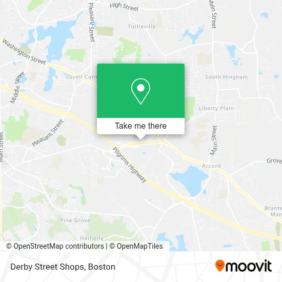 Derby Street Shops map