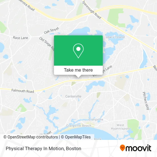 Physical Therapy In Motion map