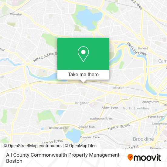 All County Commonwealth Property Management map