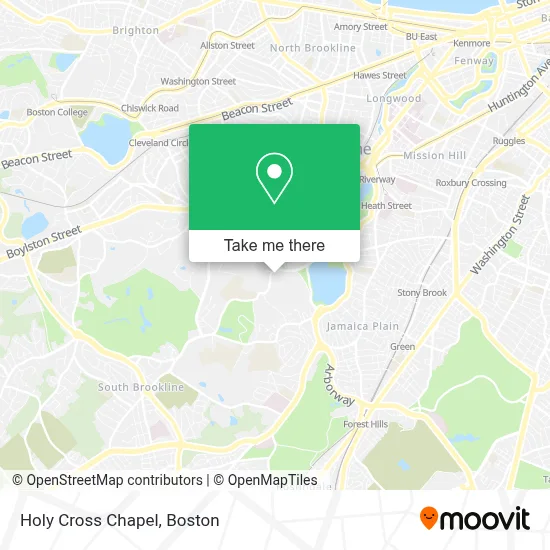 Holy Cross Chapel map