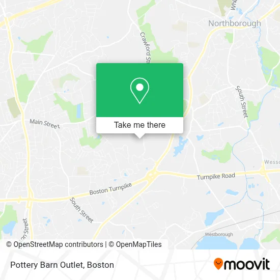 Pottery Barn Outlet map