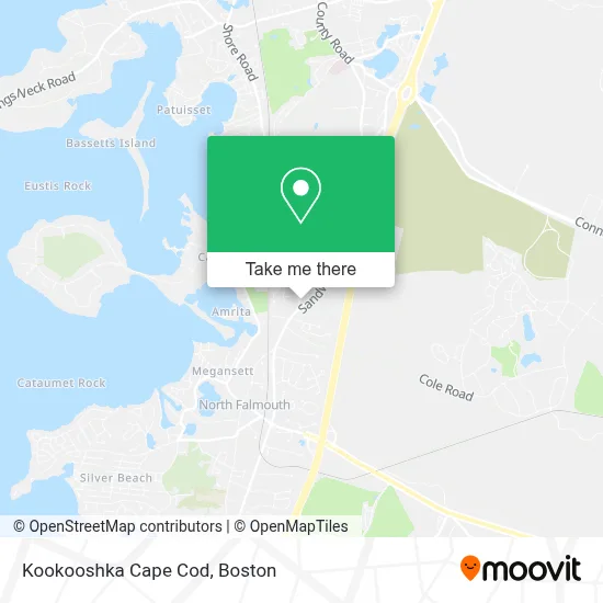 Kookooshka Cape Cod map