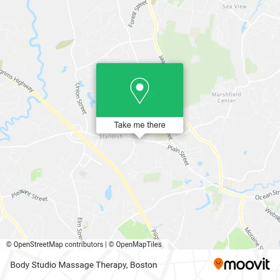 Body Studio Massage Therapy map