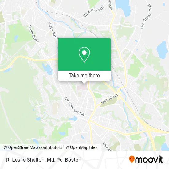 R. Leslie Shelton, Md, Pc map