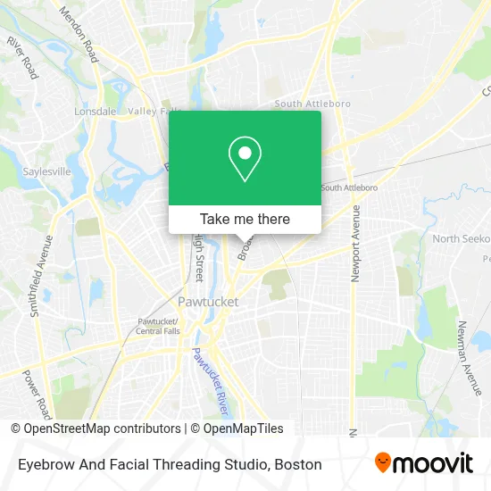 Eyebrow And Facial Threading Studio map