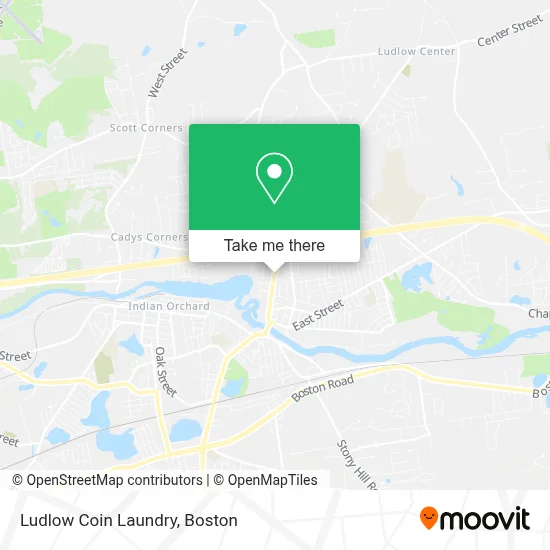 Ludlow Coin Laundry map