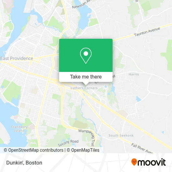 Dunkin' map