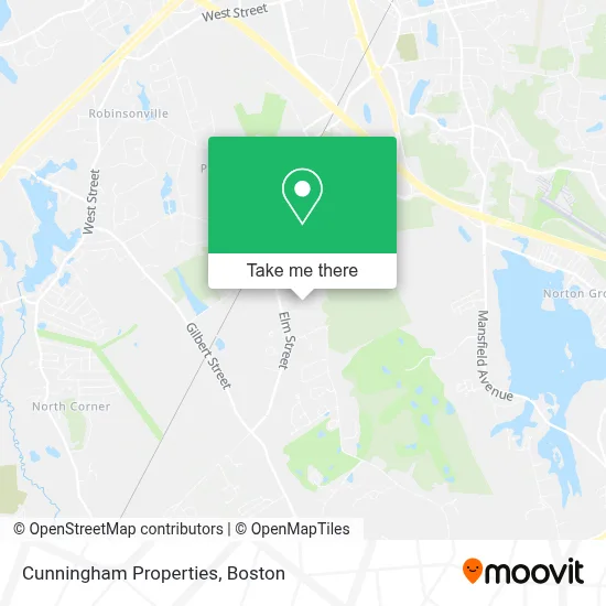 Cunningham Properties map