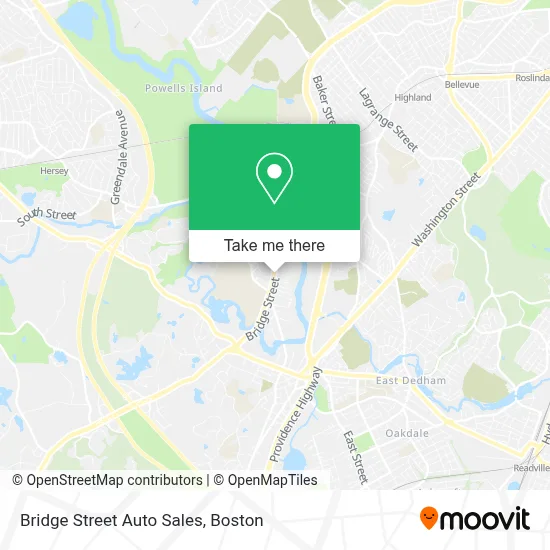 Bridge Street Auto Sales map