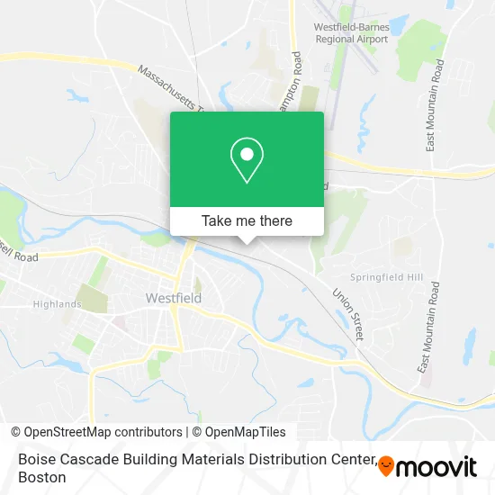 Boise Cascade Building Materials Distribution Center map