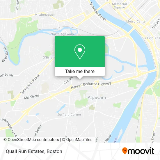 Quail Run Estates map