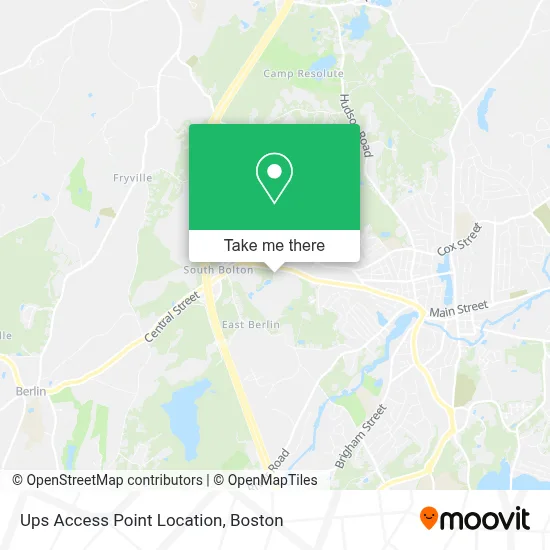 Ups Access Point Location map