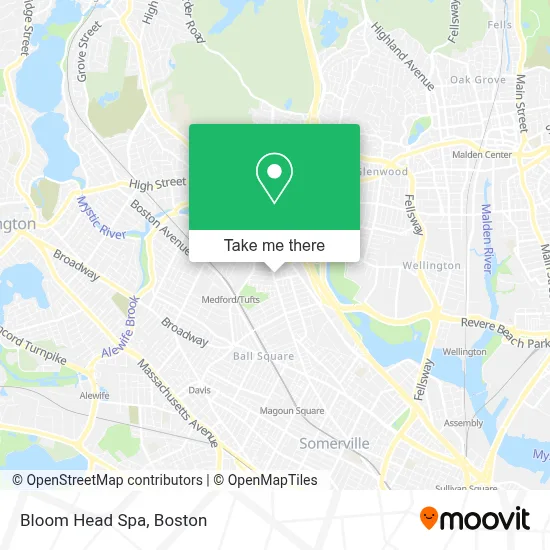 Bloom Head Spa map
