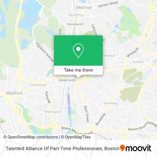 Talented Alliance Of Part-Time Professionals map