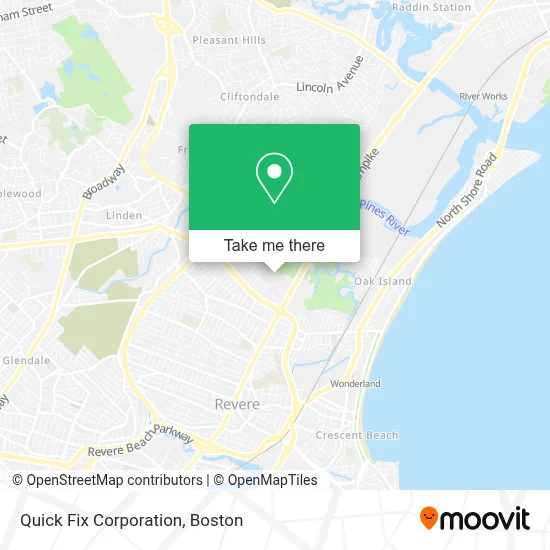 Quick Fix Corporation map