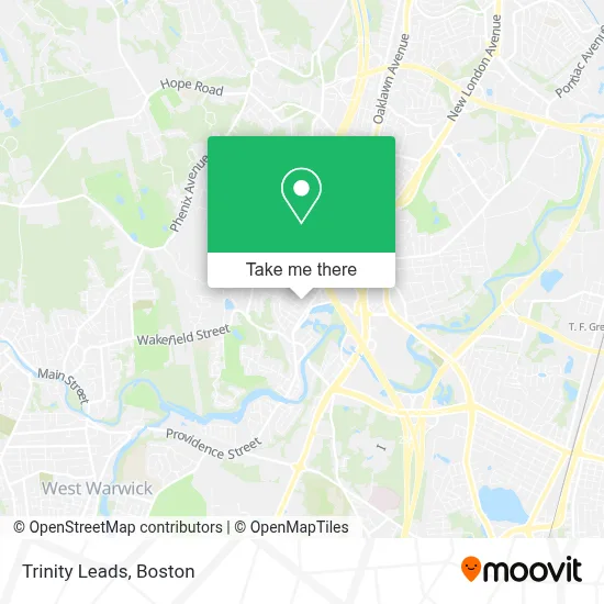 Trinity Leads map